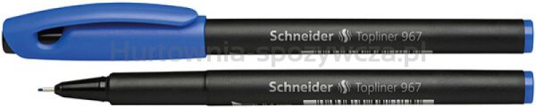 Schneider Cienkopis Topliner 967, 0,4 mm, niebieski 