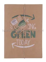 Zeszyt ECONOVO, z recyklingu, A5, 32 kart., 70gsm, 2 szt., naturalny - 6