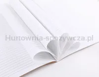 Zeszyt ECONOVO, z recyklingu, A5, 32 kart., 70gsm, 2 szt., naturalny - 3