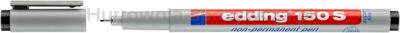 Edding Marker zmywalny e-150 S  0,3mm, czarny 