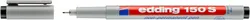 Edding Marker Zmywalny E-150 S  0,3Mm, Czarny 