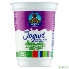 Łowicz Jogurt Naturalny Bez Laktozy 200G