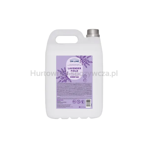 On Line Olejkowe Mydło Do Rąk I Ciała 2W1 Lavender Field 5000Ml