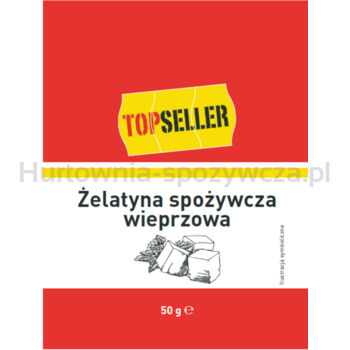 TOPSELLER Żelatyna spożywcza wieprzowa 50g