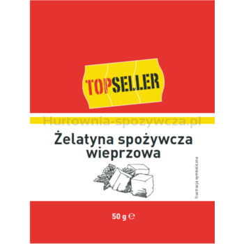 Topseller Żelatyna spożywcza wieprzowa 50g