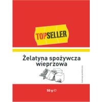 Topseller Żelatyna spożywcza wieprzowa 50g