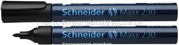 Schneider Marker Permanentny Maxx 230, Okrągły, 1-3Mm, Czarny 