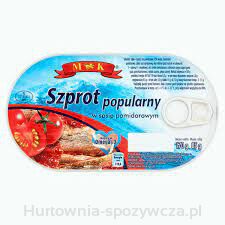 Mk Szprot W Sosie Pomidorowym 170G