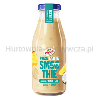 Hortex Przetarte Smoothie jabłko, banan, ananas, kokos z dodatkiem chia 250ml