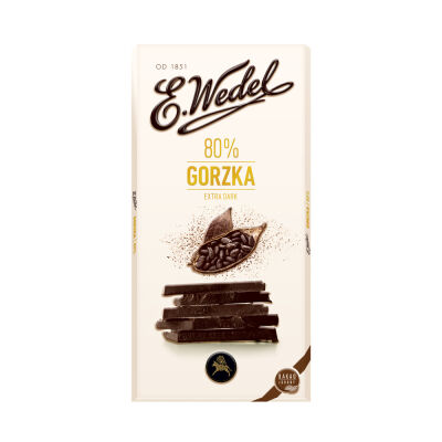 Wedel Czekolada Premium Gorzka 80% 100G