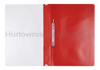 Office Products Skoroszyt, PP, A4, miękki, 100/170mikr., czerwony  - 2