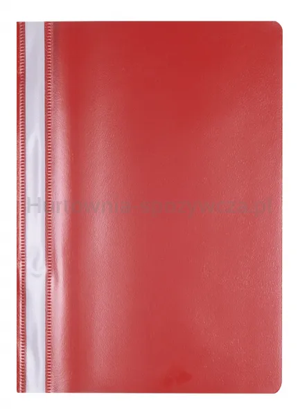 Office Products Skoroszyt, PP, A4, miękki, 100/170mikr., czerwony 