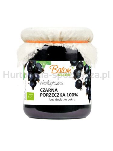 Czarna Porzeczka 100 % Bez Dodatku Cukru Bio 260 G - Batom [BIO]