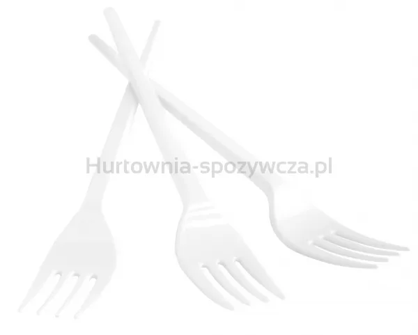 Widelec Plastikowy Office Products, 17Cm, 100Szt., Biały