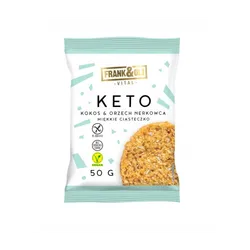 Frank & Oli Keto miękkie ciasteczko kokos & orzech nerkowca 50g