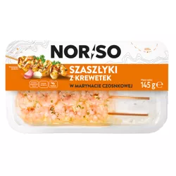 Norso Szaszłyki z krewetek w marynacie czosnkowej 145 g