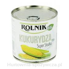 Kukurydza Konserwowa Super Słodka Bio 370 Ml Rolnik