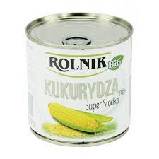 Rolnik Kukurydza Konserwowa Super Słodka Bio 370 Ml