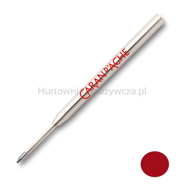 Wkład Caran D'Ache Goliath, do długopisu 849, M, czerwony  - 2