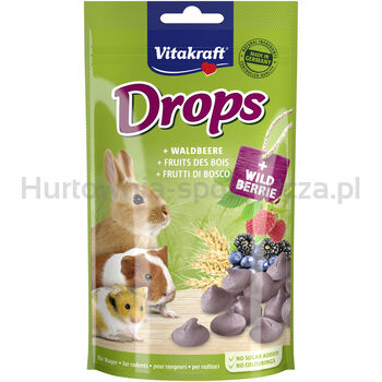 Vitakraft Drops 75G Owoce Leśne Przysmak Dla Gryzoni