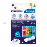 Plastry dziecięce VISCOPLAST Monsters, 2 rozmiary, 20 szt., pudełko - 4