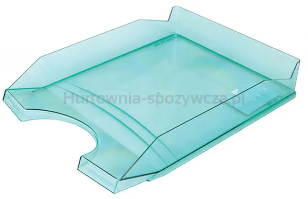 Szufladka Na Biurko Office Products, Polistyren/Pp, A4, Transparentna Zielona