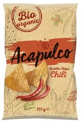 Nachosy O Smaku Chili Bio 125 G