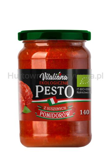 Pesto Z Suszonych Pomidorów Bio 140 G - Vitaliana [BIO]