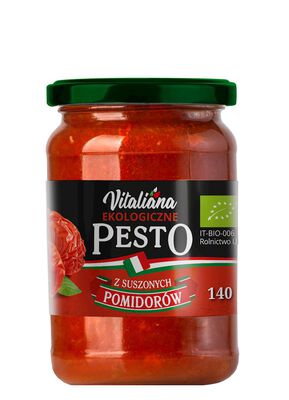 Vitaliana Pesto Z Suszonych Pomidorów Bio 140 G [BIO]