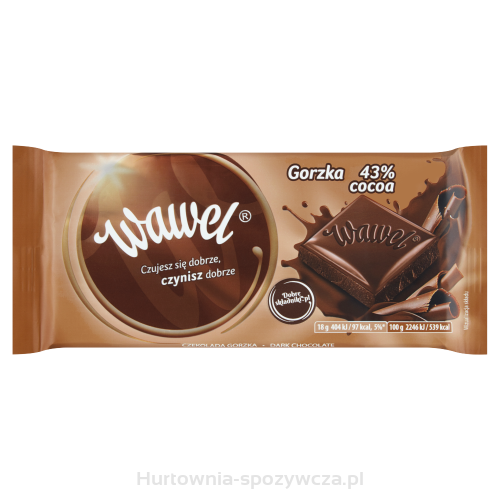 Wawel Czekolada Gorzka 43% Cocoa 90G
