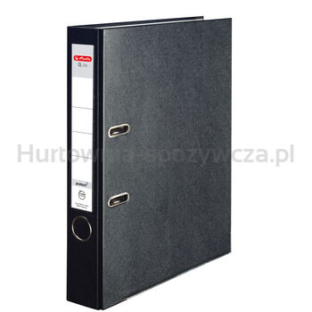 Segregator Herlitz A4 5,5 cm czarny Q.file