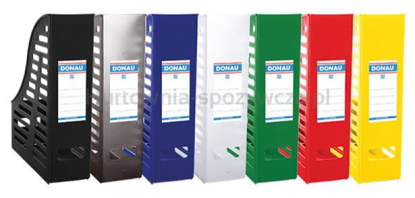 Pojemnik ażurowy na dokumenty DONAU, PP, A4, składany, czarny - 2