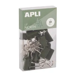 Klipy Do Dokumentów Apli Up North 19Mm Khaki 15Szt