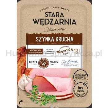 Stara Wędzarnia Szynka krucha plastry 100 g 