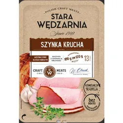 Szynka krucha plastry 100 g Stara Wędzarnia