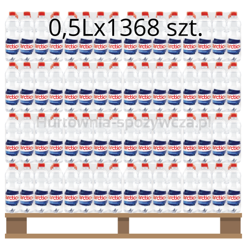 Woda Arctic Mineralna 0,5Lx1368szt. gaz (Paleta)