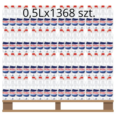 Woda Arctic Mineralna 0,5Lx1368szt. gaz (Paleta)