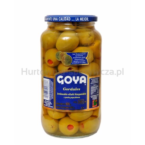 Goya Gordales Królewskie Oliwki Hiszpańskie Z Pastą Paprykową 935Ml