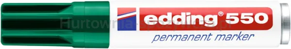 Marker permanentny e-550 EDDING, 3-4 mm, zielony
