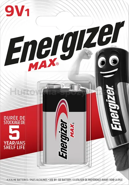 Bateria Energizer Max, E, 6Lr61, 9V