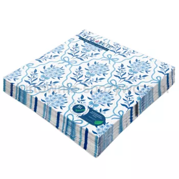 TETE a TETE Serwetki 3 ply 1/4 Lunch 33 cm x 33 cm Floral Bow 20 szt.