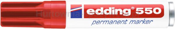 Edding Marker permanentny e-550 3-4 mm, czerwony  - 2