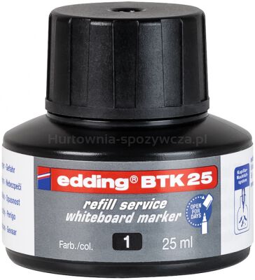 Edding Tusz do uzupełniania markerów do tablic suchościeralnych E-BTK 25 czarny 