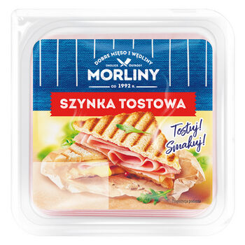 Szynka Tostowa plastry 155g Morliny