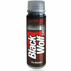 Activlab Shot Przedtreningowy Wieloskładnikowy Black Wolf Shot 80 ml   (Buteleczka 80 Ml)