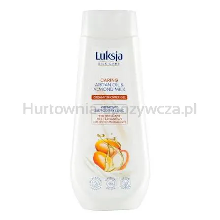 Luksja Silk Care Kremowy Żel Pod Prysznic Olej Arganowy I Mleczko Migdałowe 500 Ml