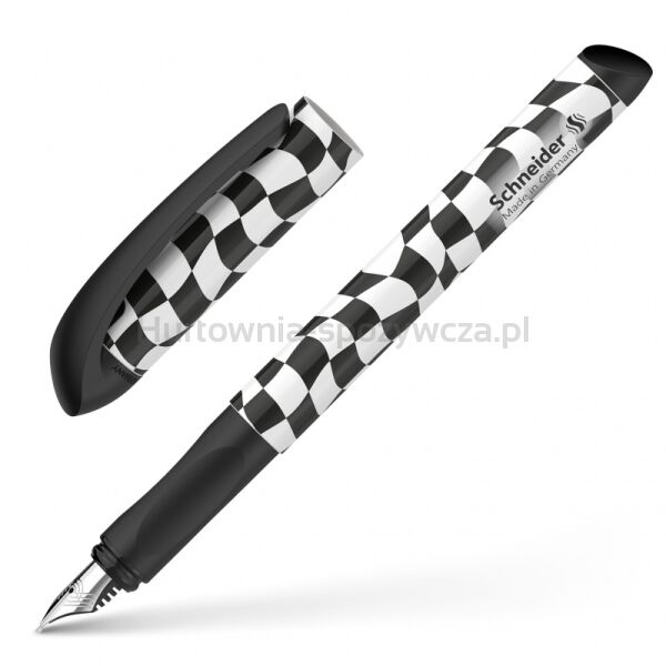 Pióro wieczne SCHNEIDER Voice Black, M, black checked - 5