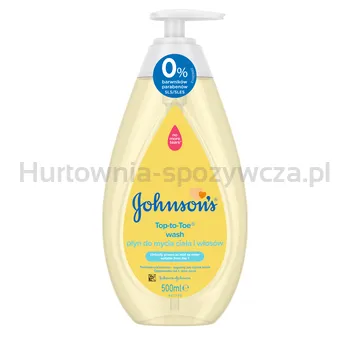 Johnson'S Top-To-Toe Płyn Do Mycia Ciała I Włosów 500 Ml (Pump)