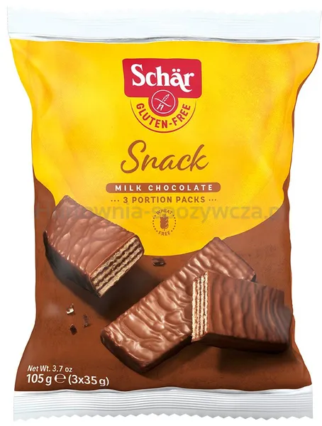Snack- Wafle W Czekoladzie (3X35G) Bezgl. 105 G