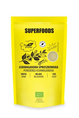 Ashwagandha Sproszkowana Bio 150 G - Bio Planet [BIO]